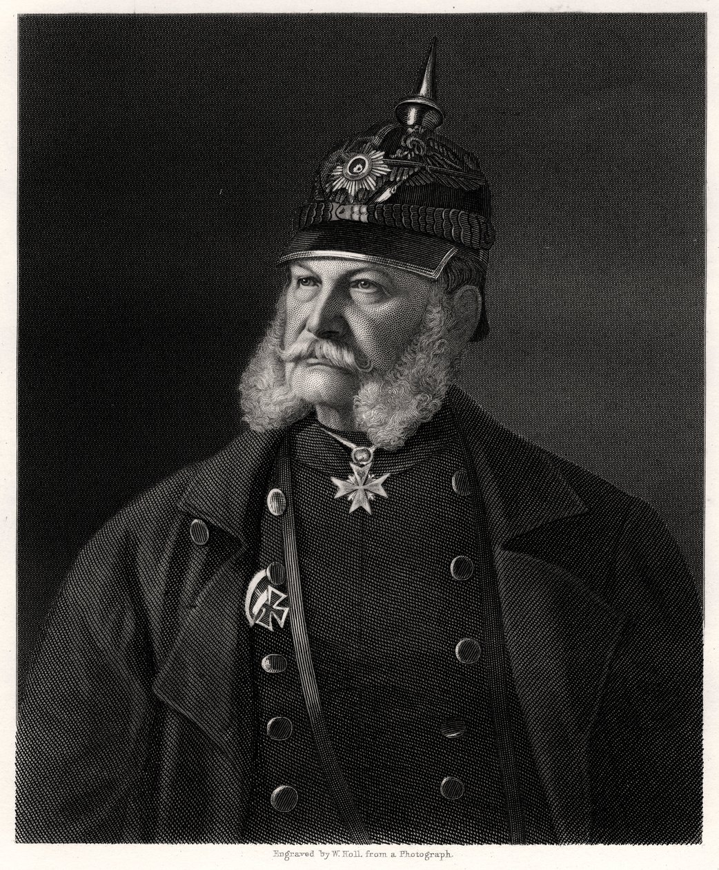 Wilhelm I, król Prus i cesarz Niemiec, XIX w. autorstwa W. Holl