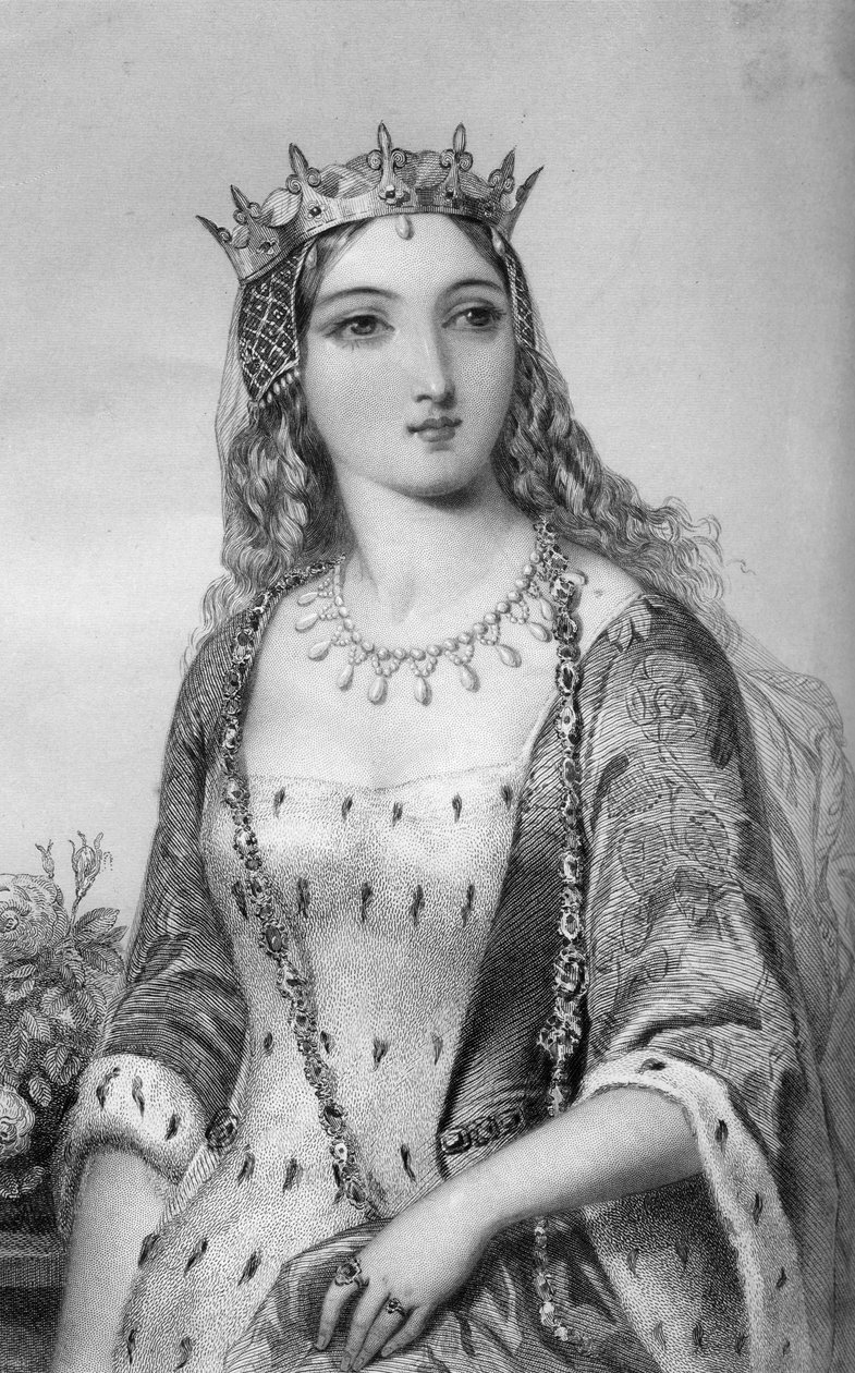 Małgorzata Anjou 1430-1482, królowa małżonka króla Henryka VI, 1851. autorstwa W. J. Edwards