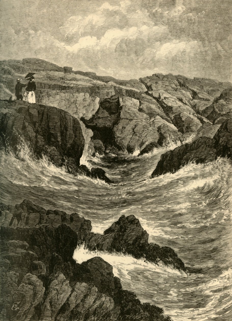 „Jaskinia Tryskająca”, 1872. autorstwa W. J. Linton