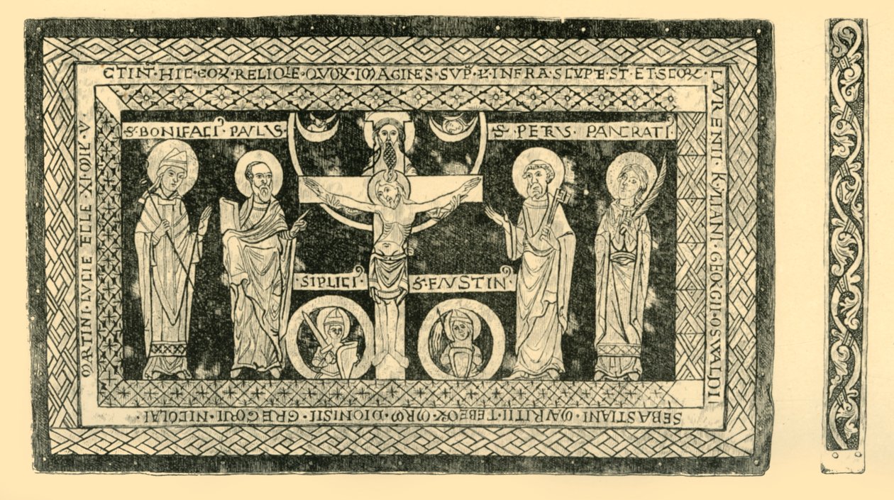 Ołtarz przenośny Hildesheim, c1160-1170, 1881. autorstwa W Jones