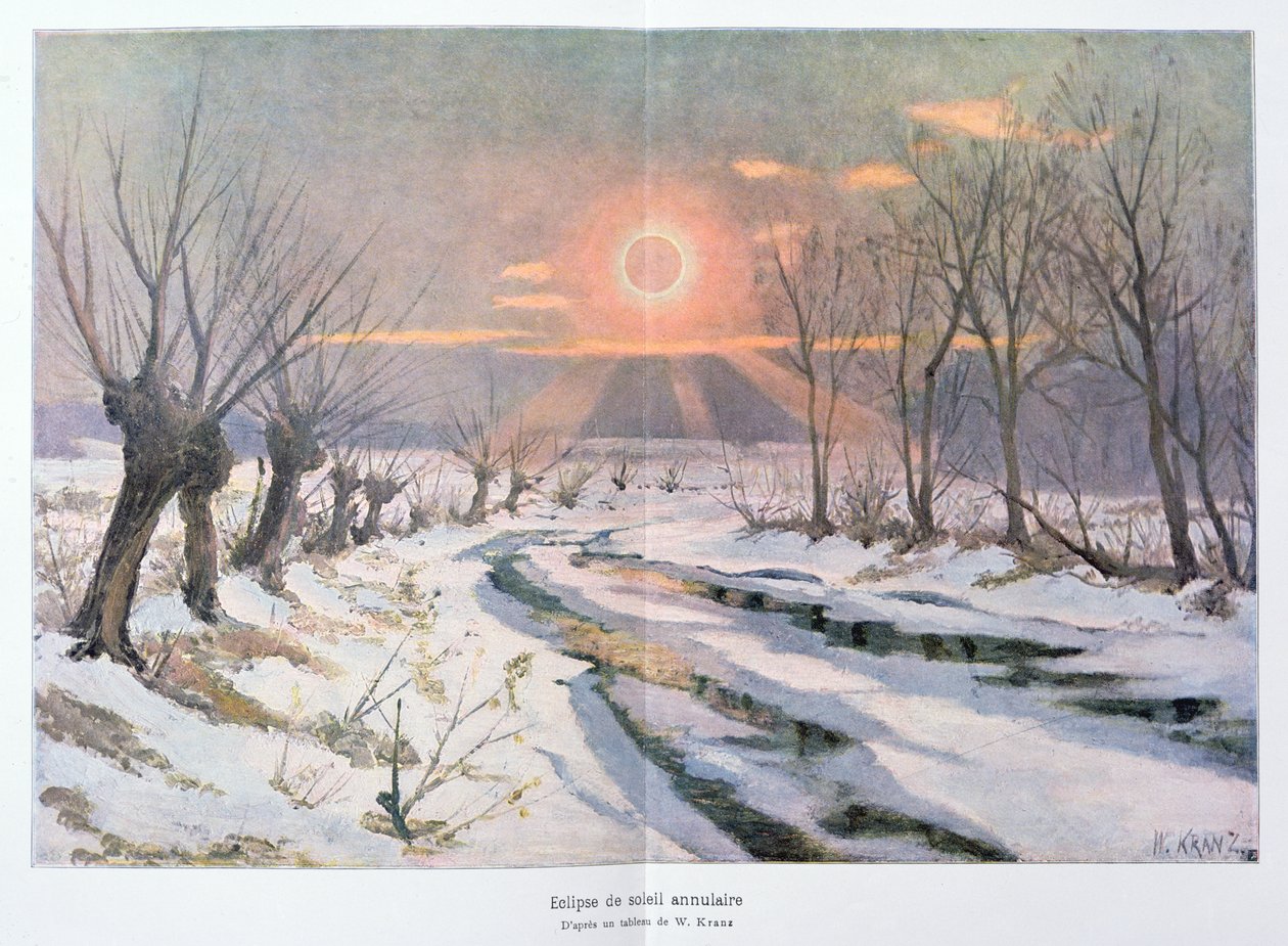 Zaćmienie Słońca, ilustracja z książki "L