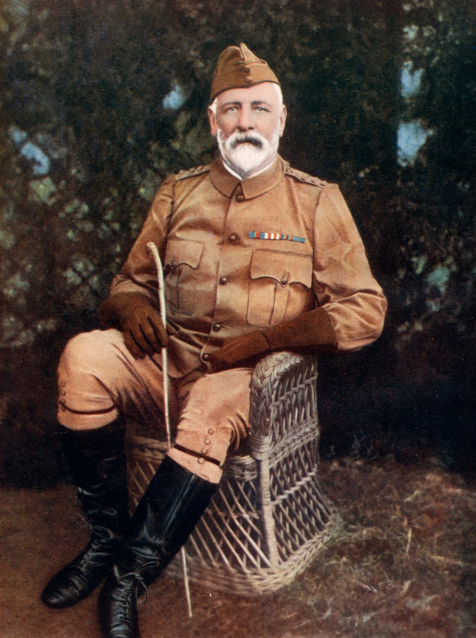 Generał brygady JG Dartnell, dowodzący brygadą ochotniczą, Natal Field Force, 1902. autorstwa W Laws Cancy