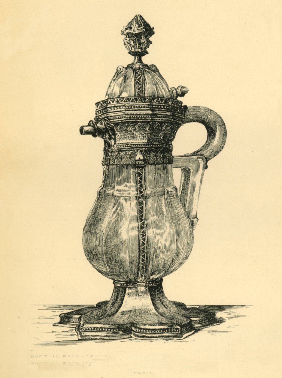 Kryształowa ampułka, XIV w., 1881 r. autorstwa W. M. McGill