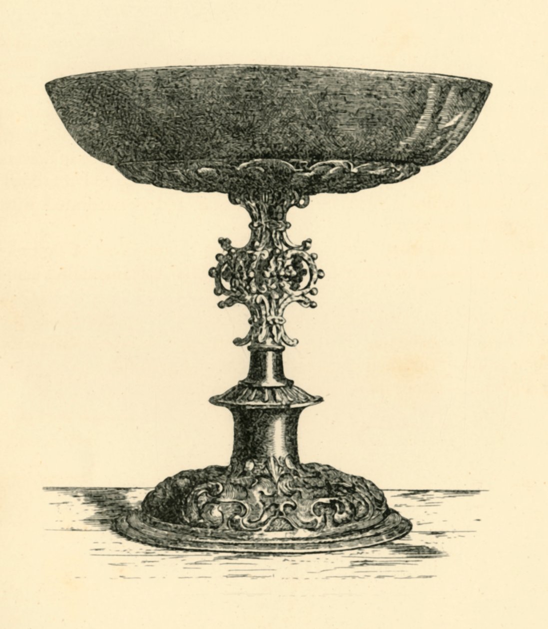 Tazza srebrna, początek XVII w., 1881 r. autorstwa W. M. McGill