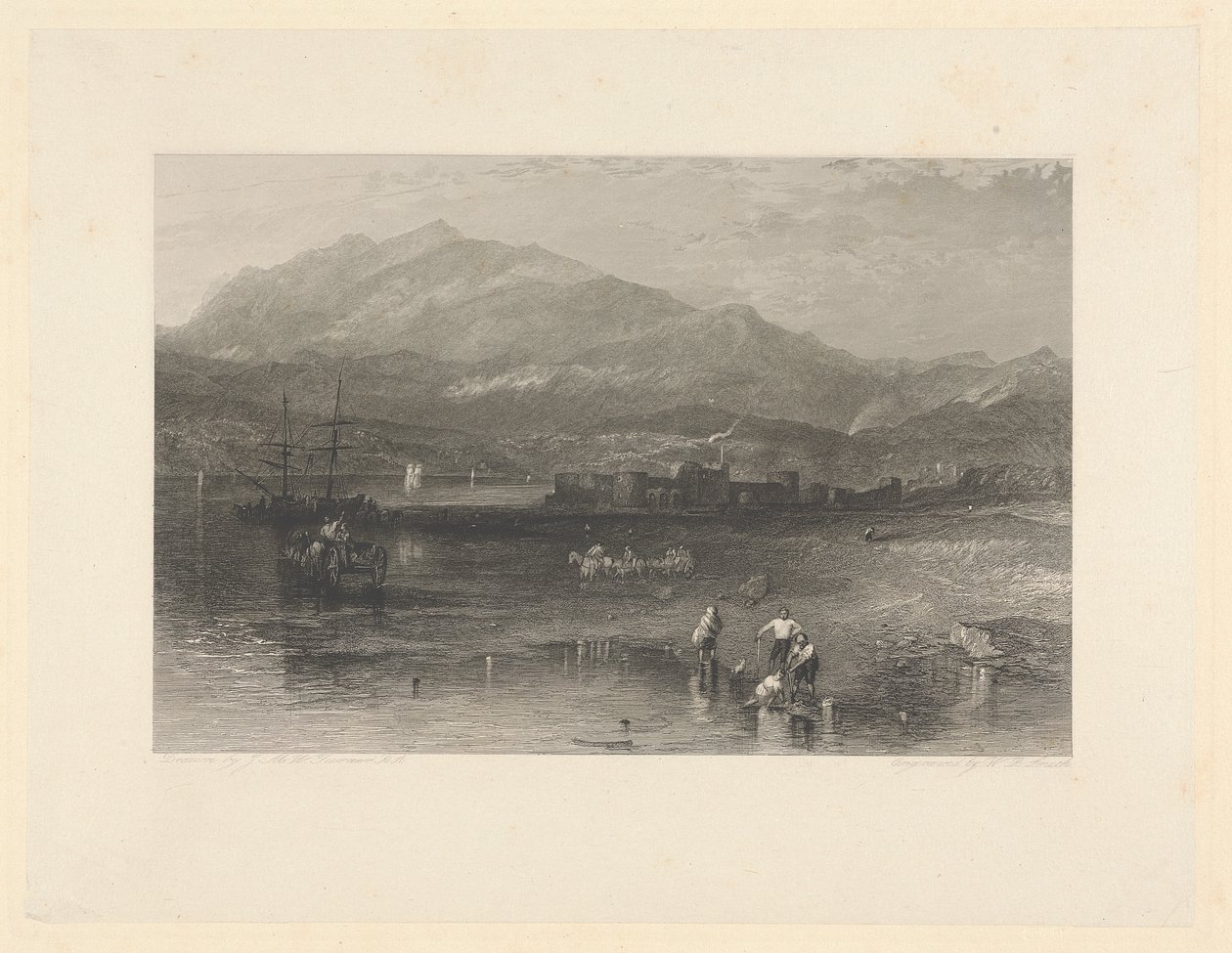 Beaumaris, wyspa Anglesea autorstwa W. R. Smith