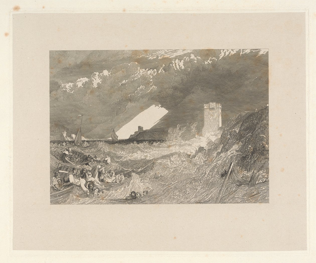 Wejście do portu Fowey w Kornwalii autorstwa W. R. Smith