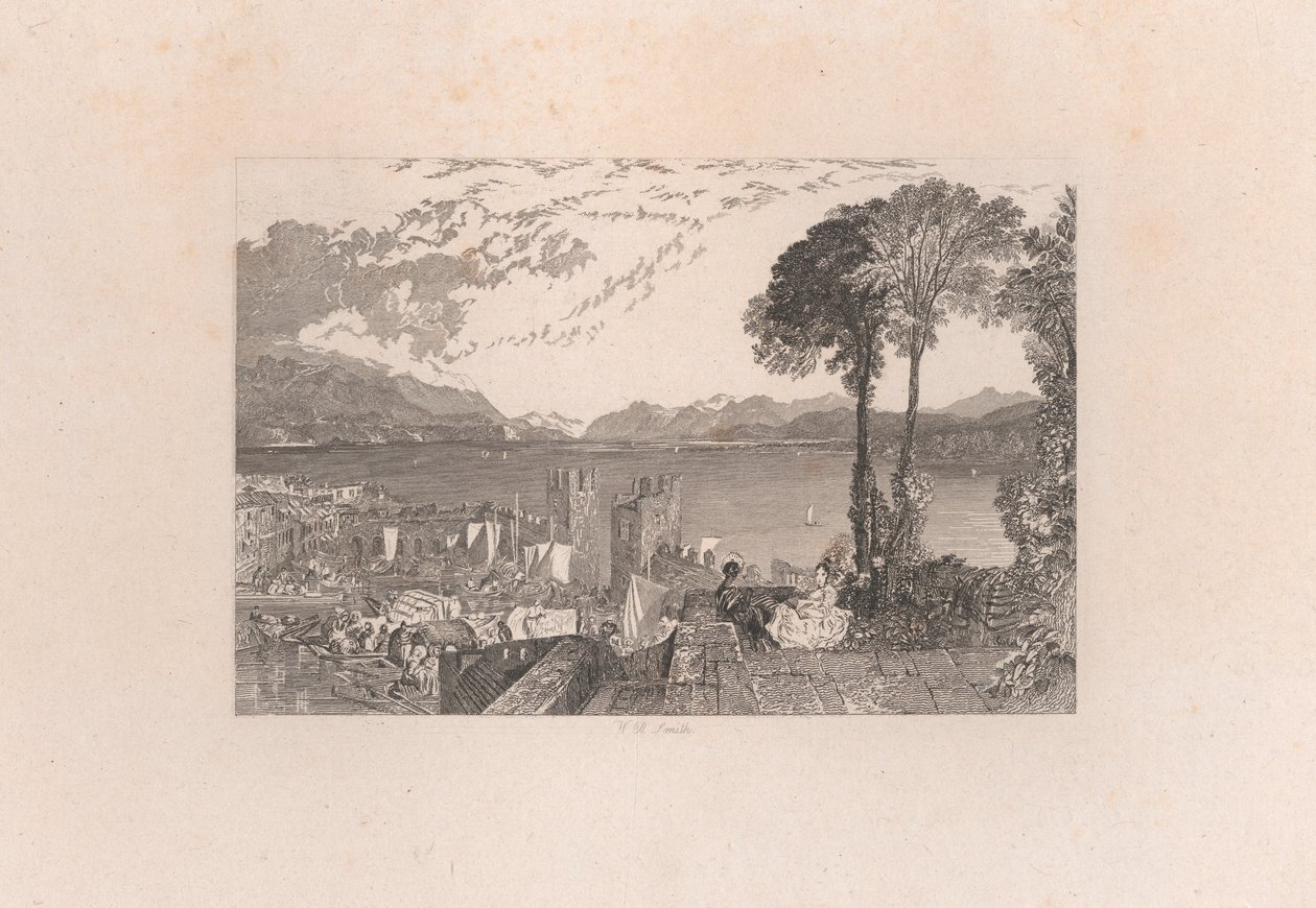 Jezioro Maggiore autorstwa W. R. Smith