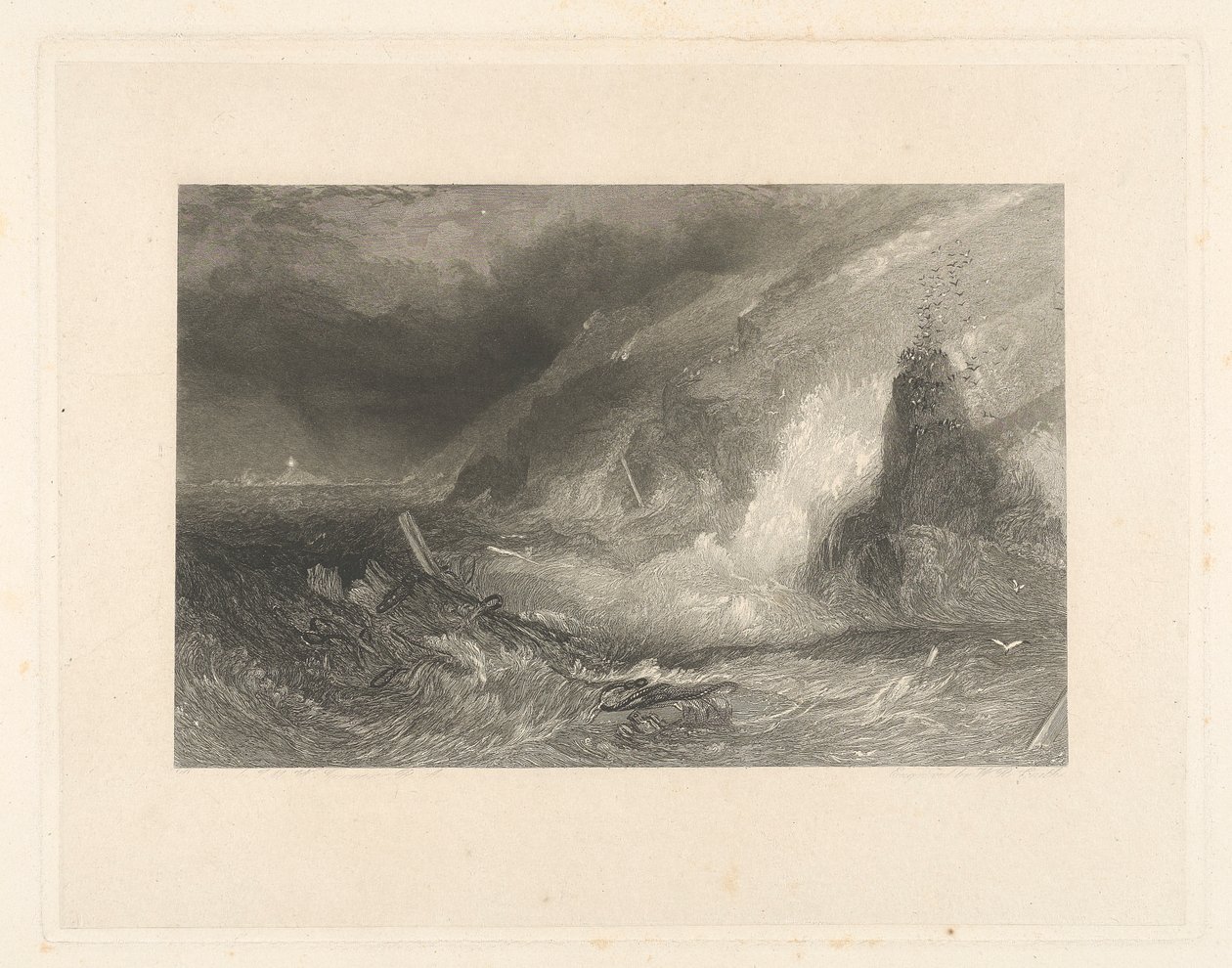 Latarnia morska Longships, Lands End autorstwa W. R. Smith