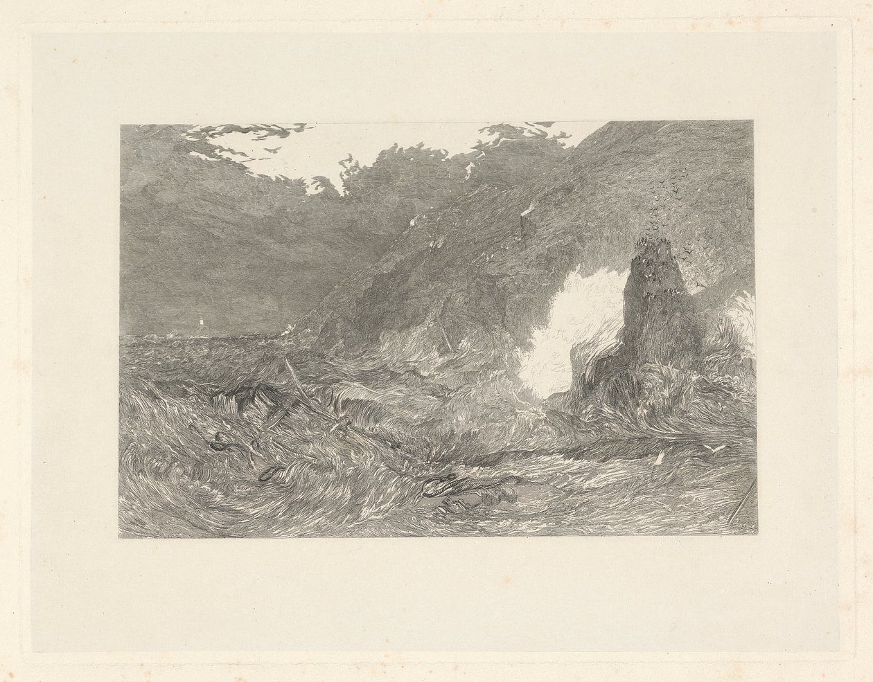 Latarnia morska Longships, Lands End autorstwa W. R. Smith