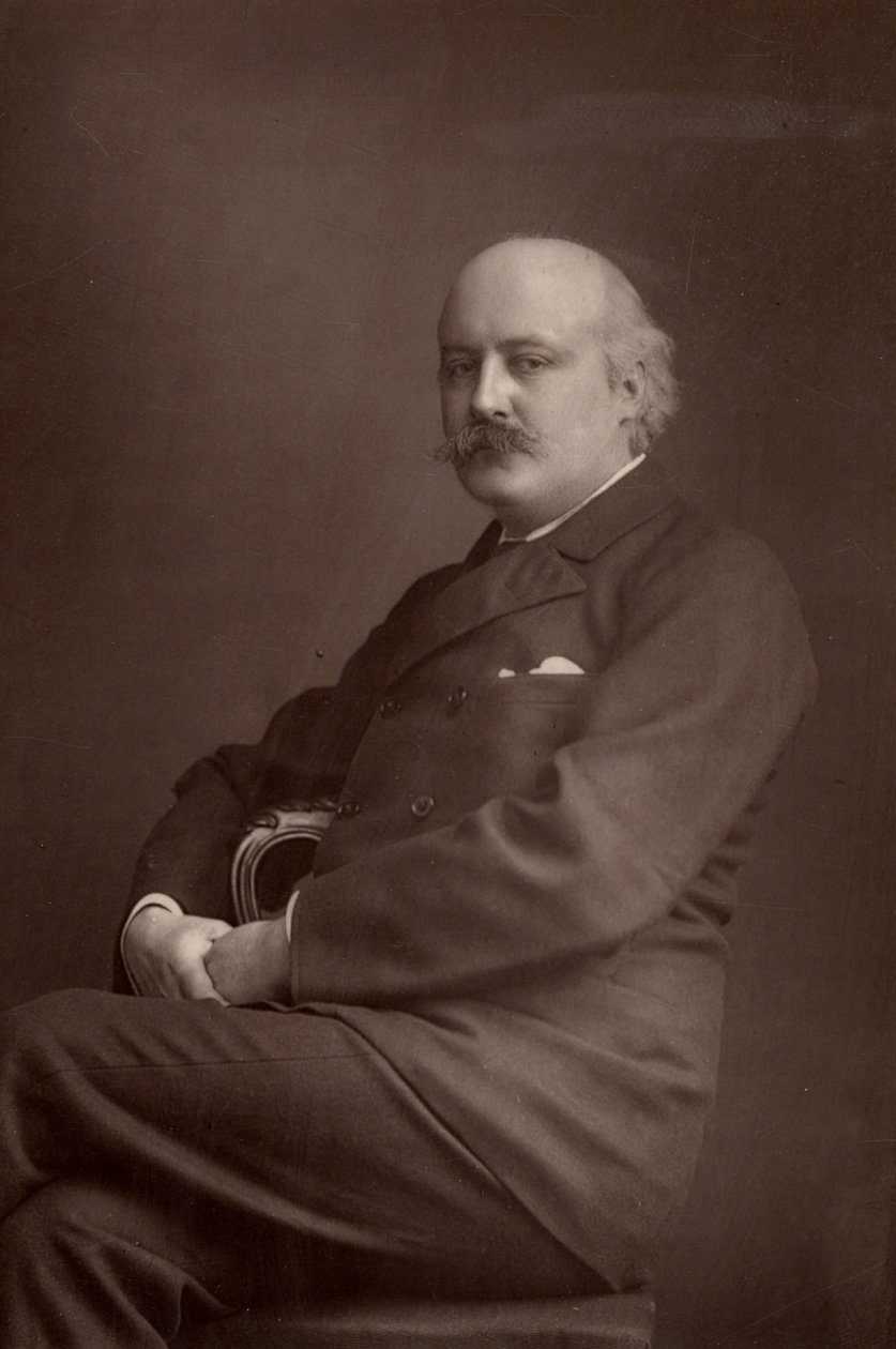 „” (Charles) Hubert (Hastings) Parry (1848-1918) (typ woodbury) autorstwa W. and D. (after) Downey