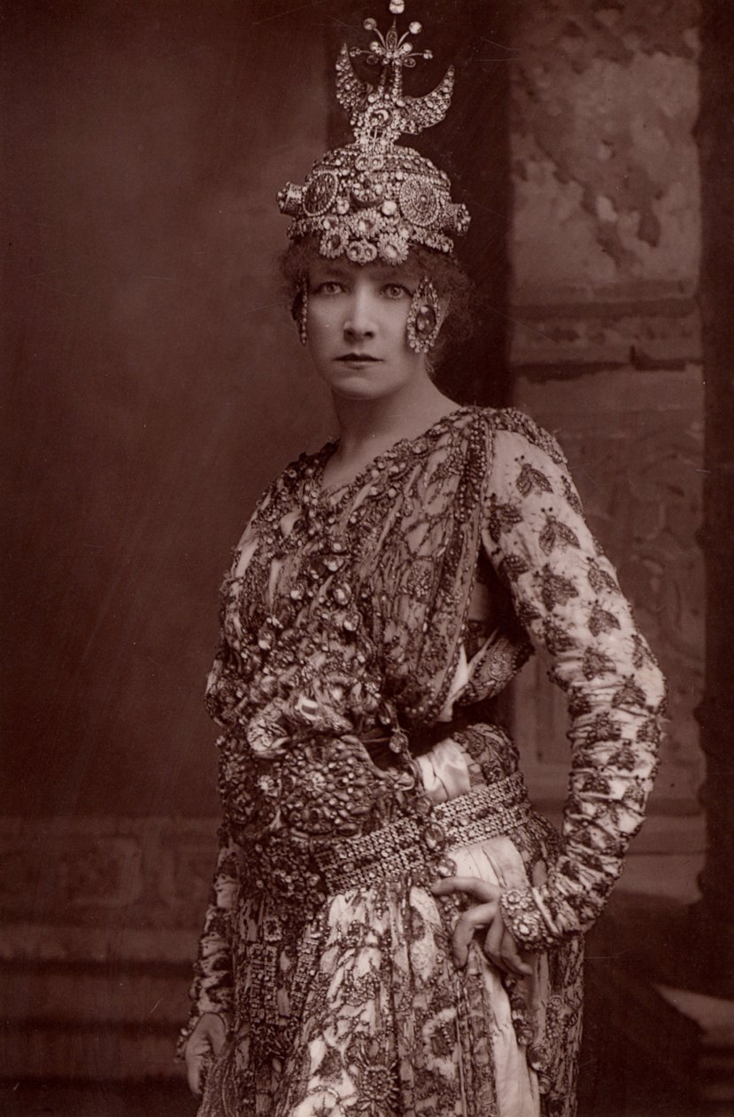 „Henriette Rosine Bernard dite Sarah Bernhardt (1844-1923) (typ woodbury) autorstwa W. and D. (after) Downey