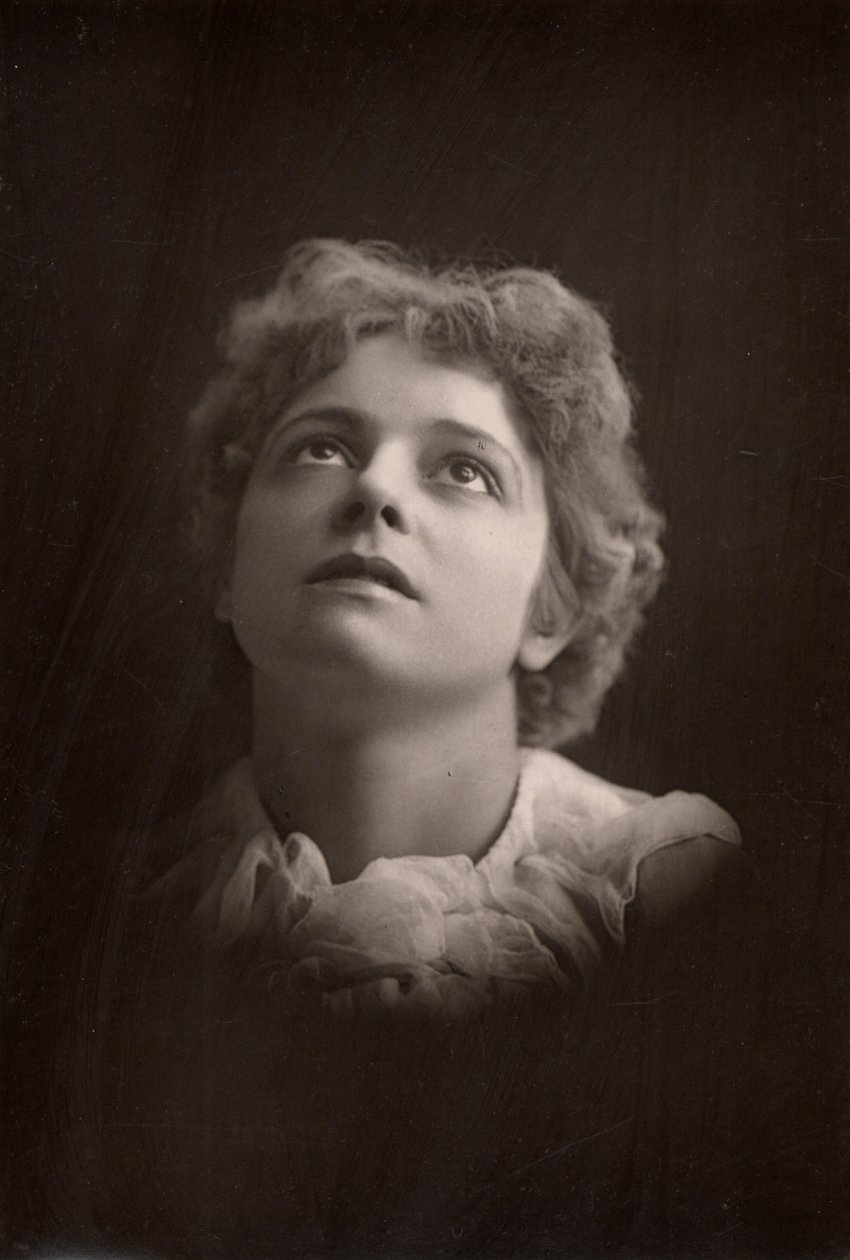 „Olga Brandon (ur. 1865) urodzona w Australii aktorka. (typ Woodbury) autorstwa W. and D. (after) Downey