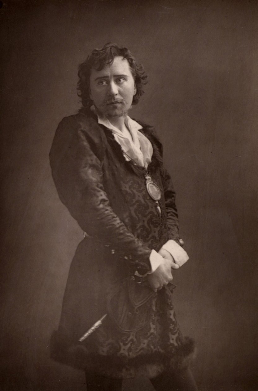 Herbert Beerbohm Tree (1853-1917) Angielski aktor-menedżer (typ Woodbury) autorstwa W. and D. Downey