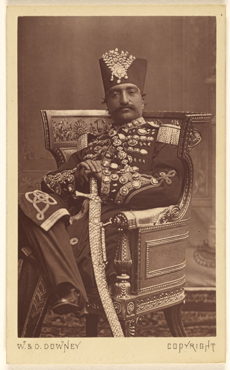 [Nasar al-Din Shah Qajar]. autorstwa W. and D. Downey