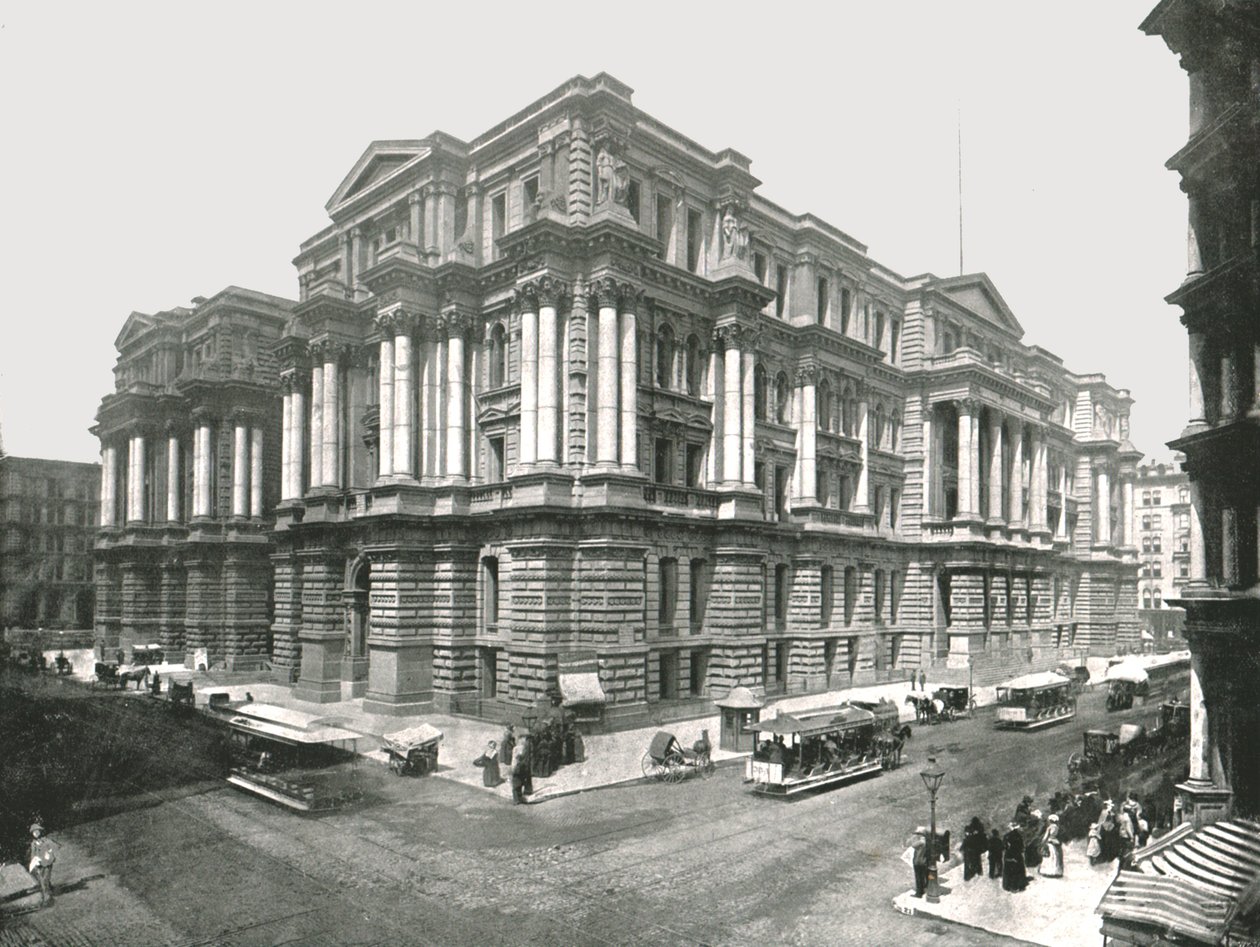 Ratusz, Chicago, USA, 1895. autorstwa W and S Ltd