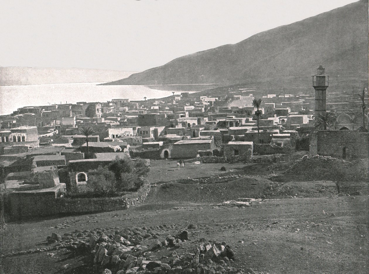 Ramleh, przedmieście Aleksandrii, Egipt, 1895. autorstwa W and S Ltd
