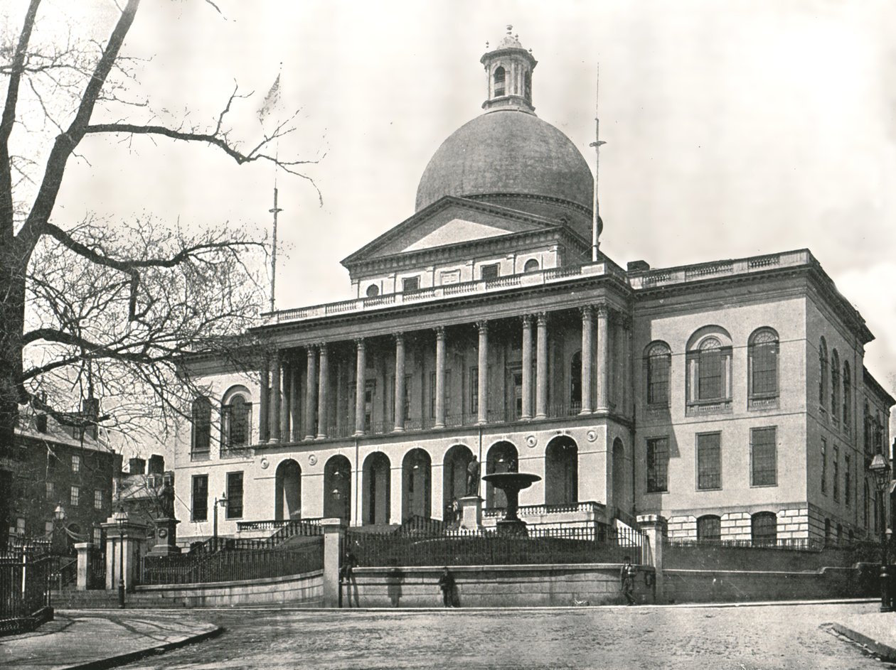 Dom Stanowy Massachusetts, Boston, USA, 1895 r. autorstwa W and S Ltd