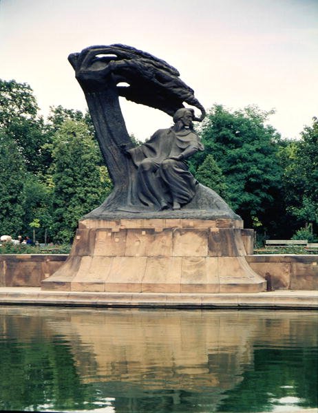 Pomnik Fryderyka Chopina (1810-49) 1928 autorstwa Waclaw Szymanowski