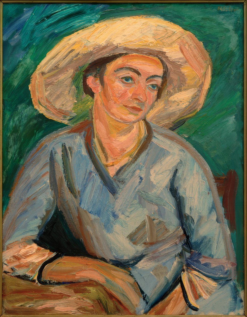 Kobieta w kapeluszu (Oda Rösler) autorstwa Waldemar Rosler
