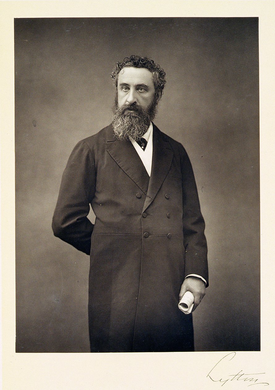 Portret Edwarda Roberta Bulwer-Lyttona, 1. hrabiego Lytton (1831-91) autorstwa Walery Rzewuski
