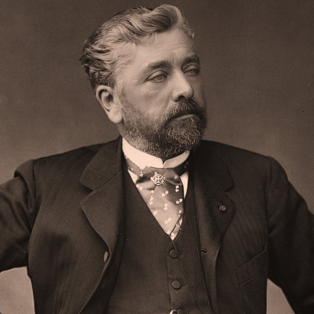 Portret Gustawa Eiffla. 1889 (zdjęcie) autorstwa Walery