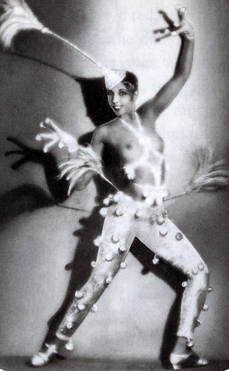 Josephine Baker c.1927 (zdjęcie czarno-białe) autorstwa Walery