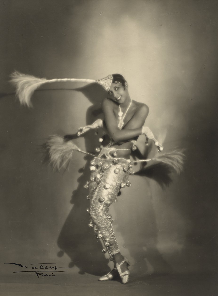 Josephine Baker, ok. 1927 (odbitka żelatynowo-srebrowa) autorstwa Walery