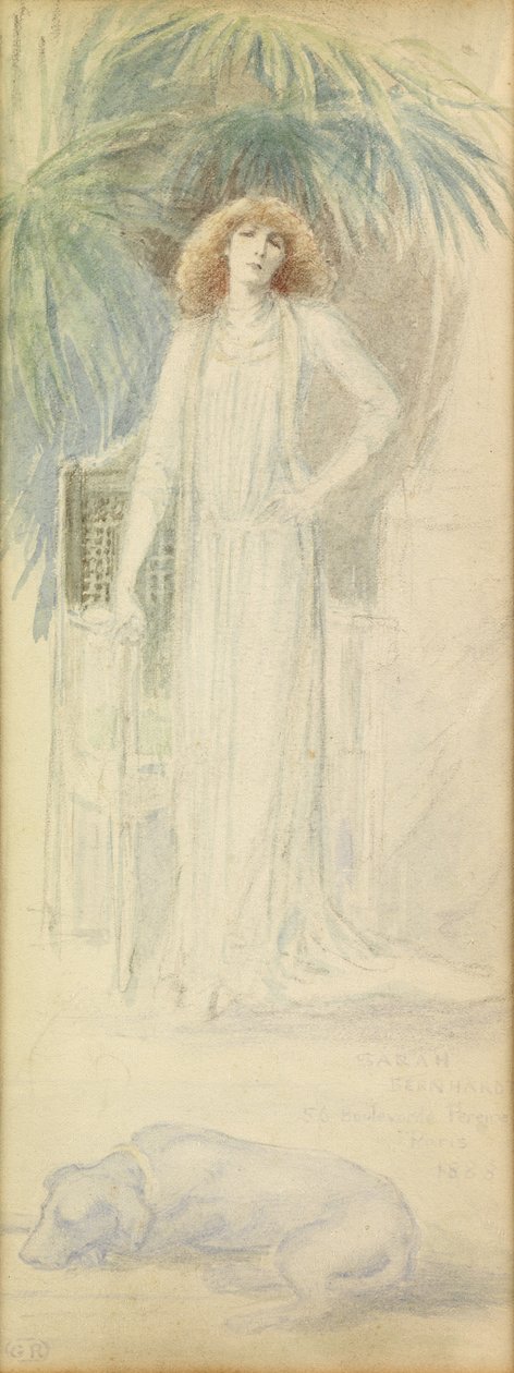 Sarah Bernhardt autorstwa Walford Graham Robertson