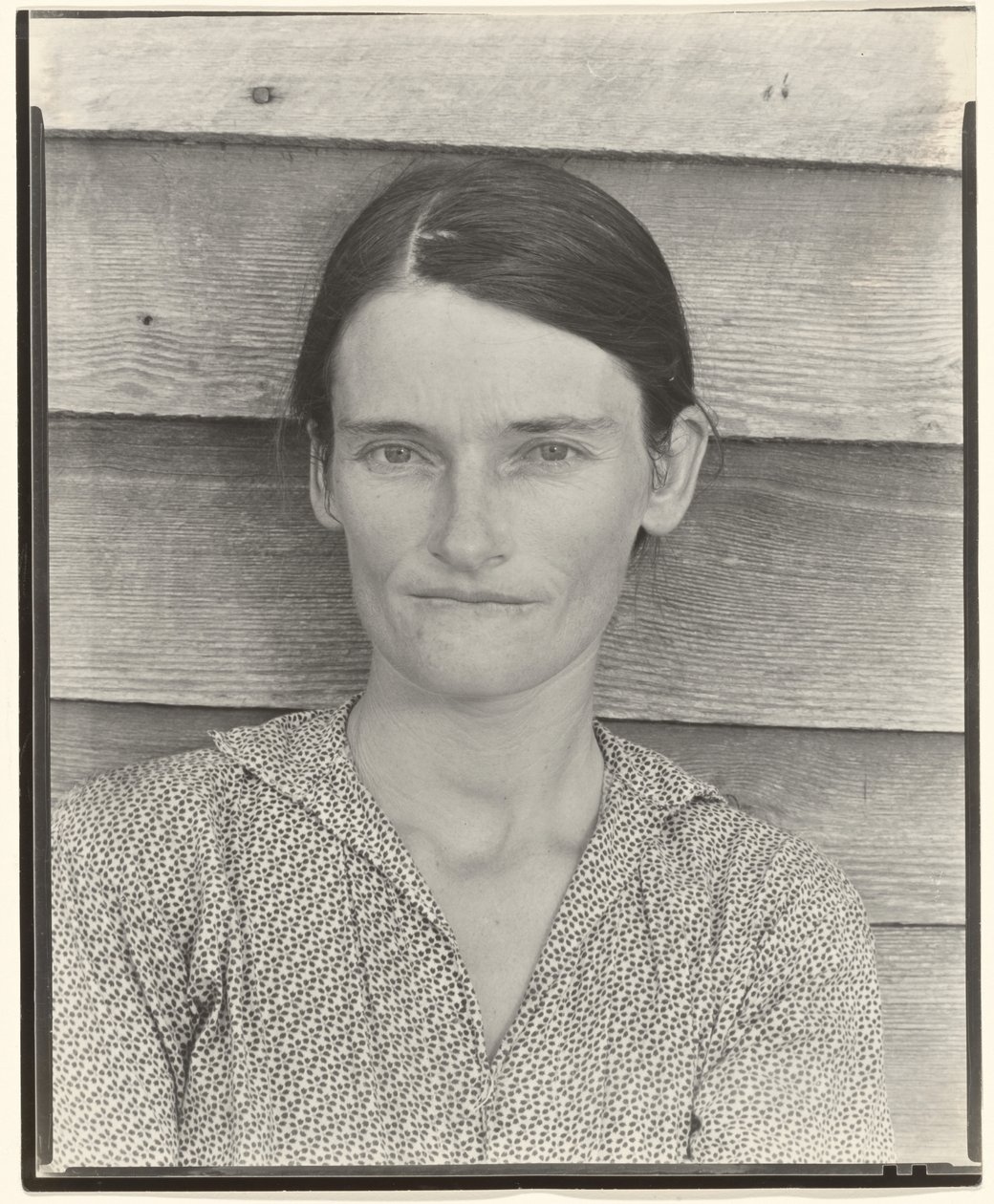 Allie Mae Burroughs, żona plantatora bawełny, hrabstwo Hale, Alabama autorstwa Walker Evans