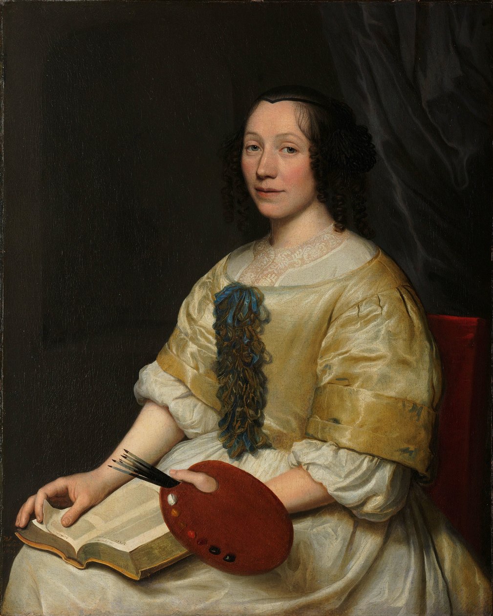 Maria van Oosterwijck (1630-93). malarz kwiatów autorstwa Wallerant Vaillant