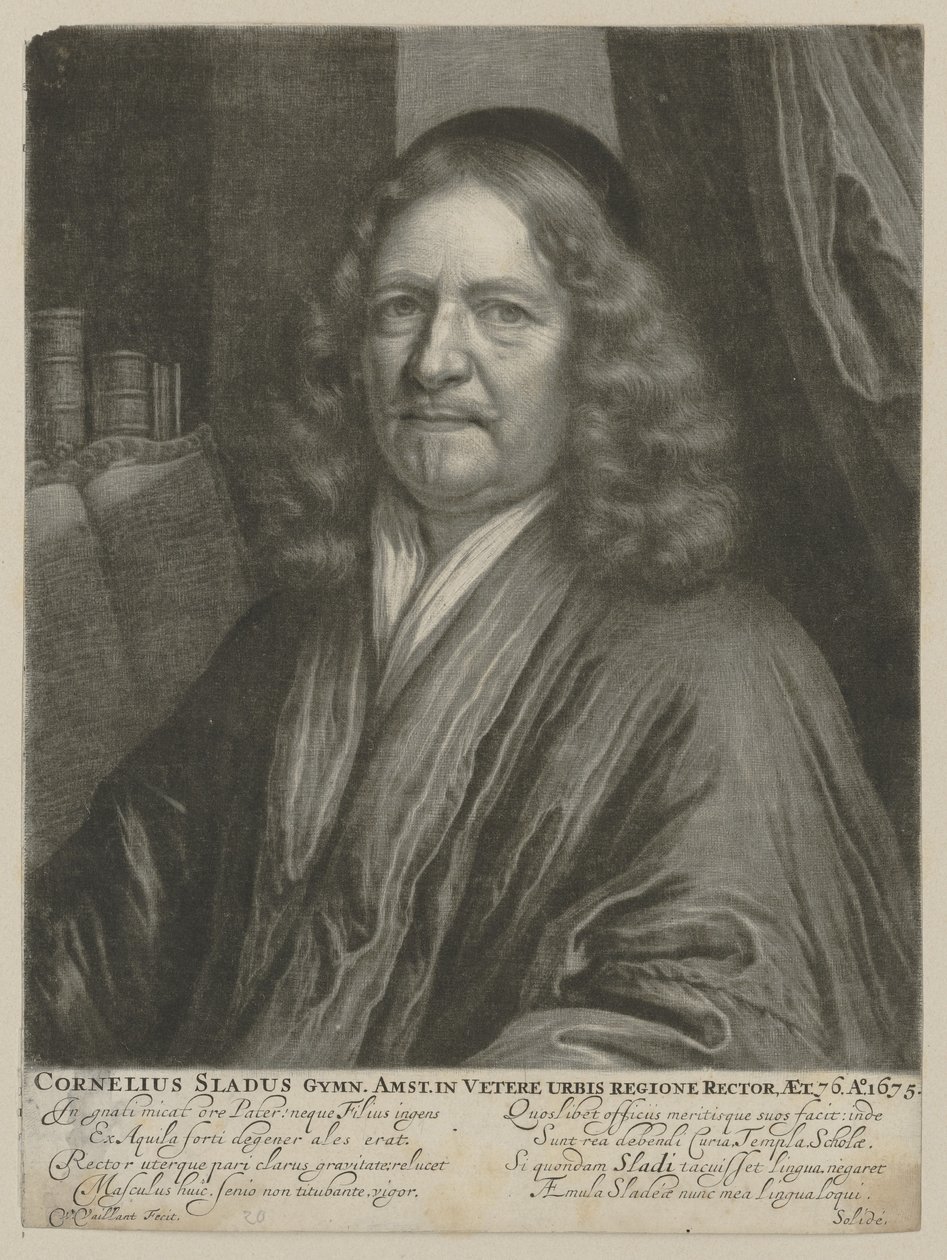 Portret Cornelisa Sladusa autorstwa Wallerant Vaillant