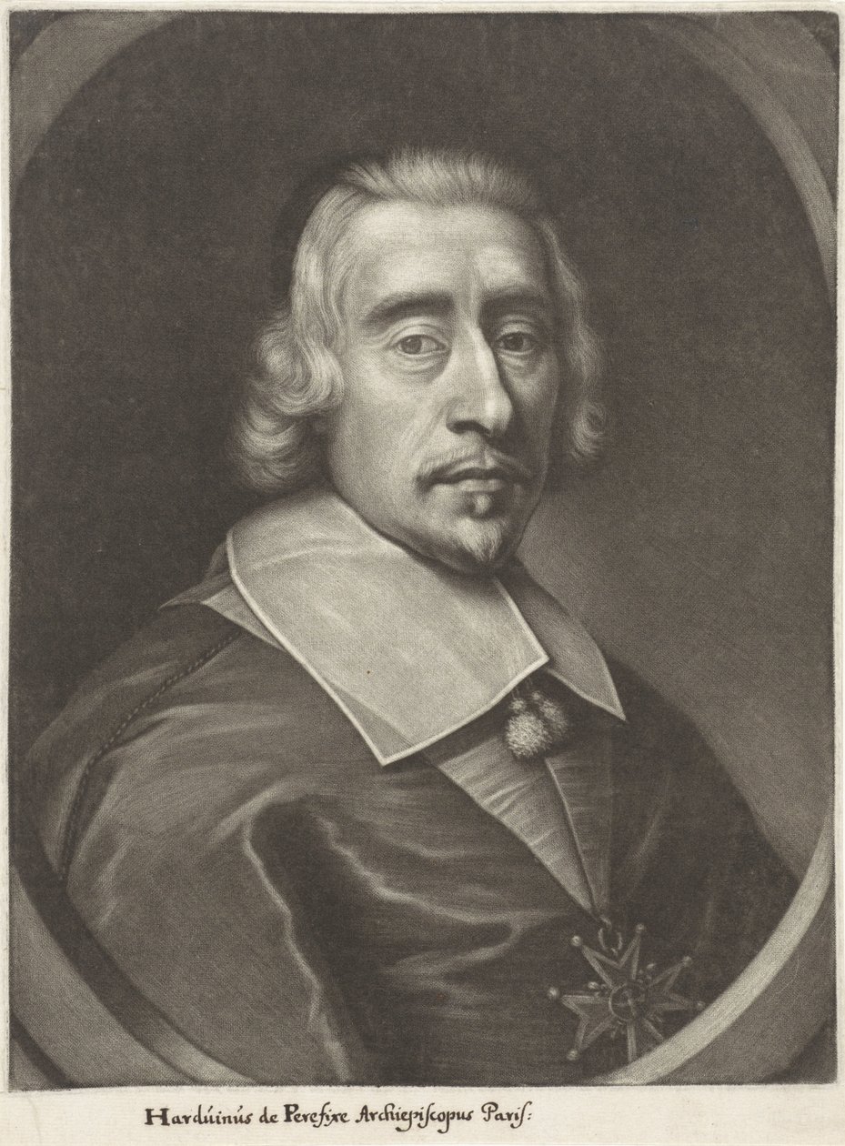 Portret Hardouina de Péréfixe de Beaumont autorstwa Wallerant Vaillant