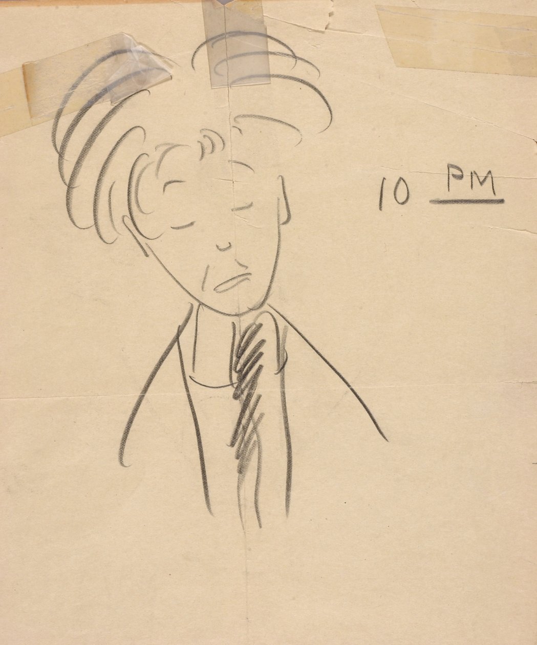 10 PM (Portret La Salle Spier) autorstwa Walt Kuhn