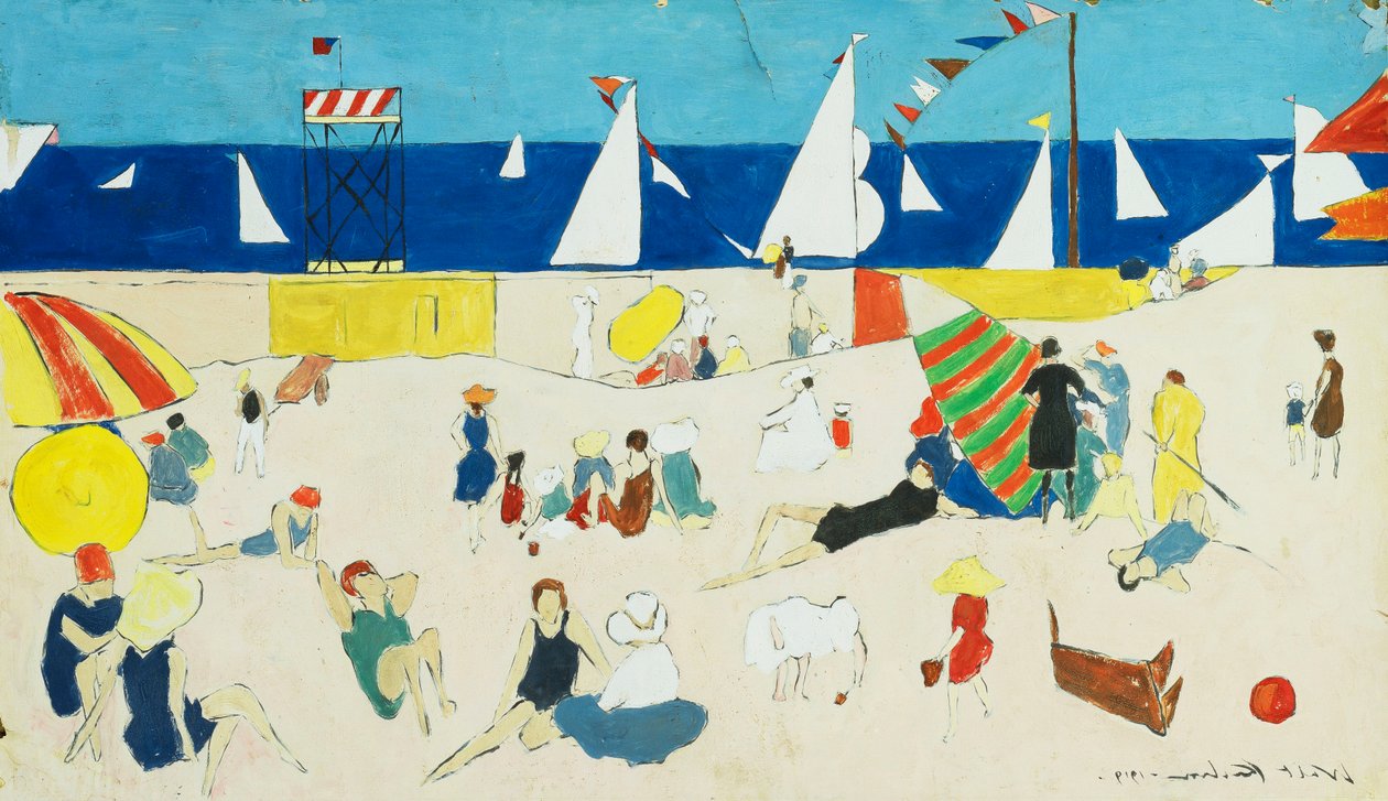 Na plaży autorstwa Walt Kuhn