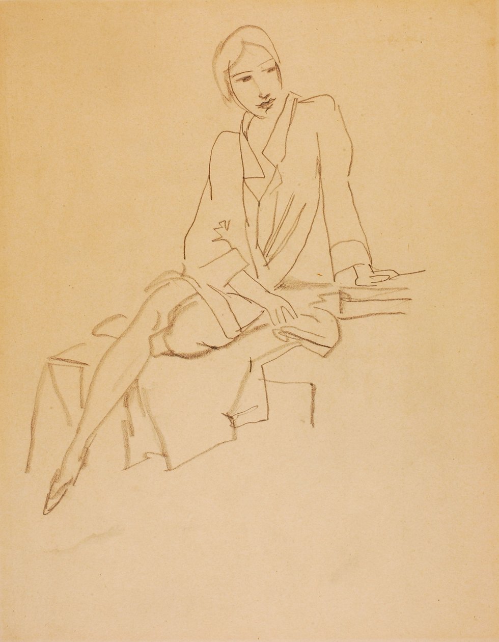 Model w szacie autorstwa Walt Kuhn