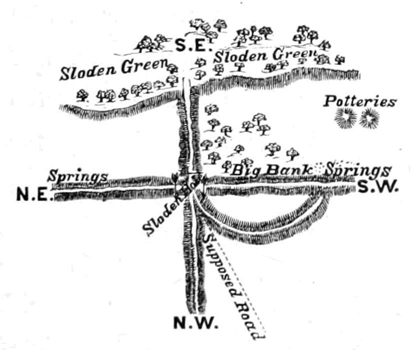 Plan Sloden Hole autorstwa Walter Crane