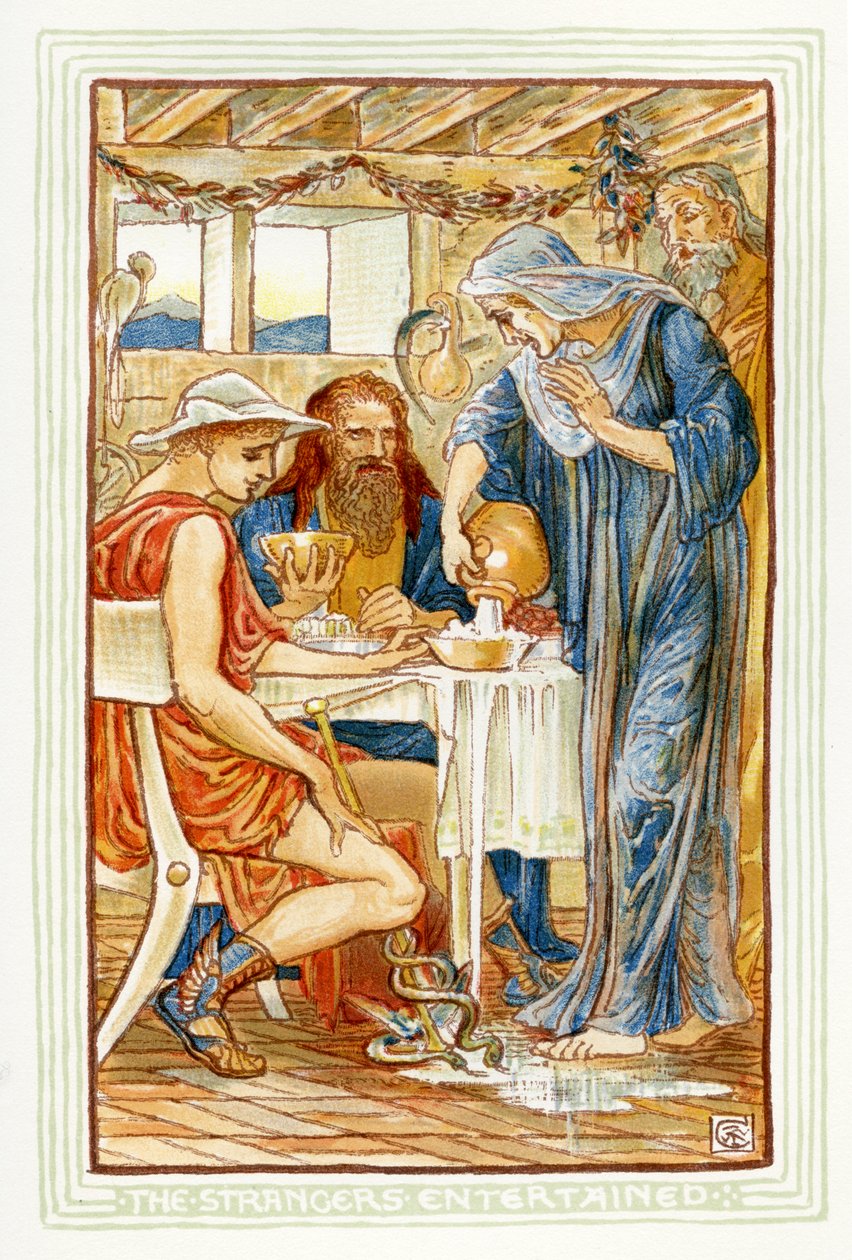 Nieznajomi bawili się autorstwa Walter Crane