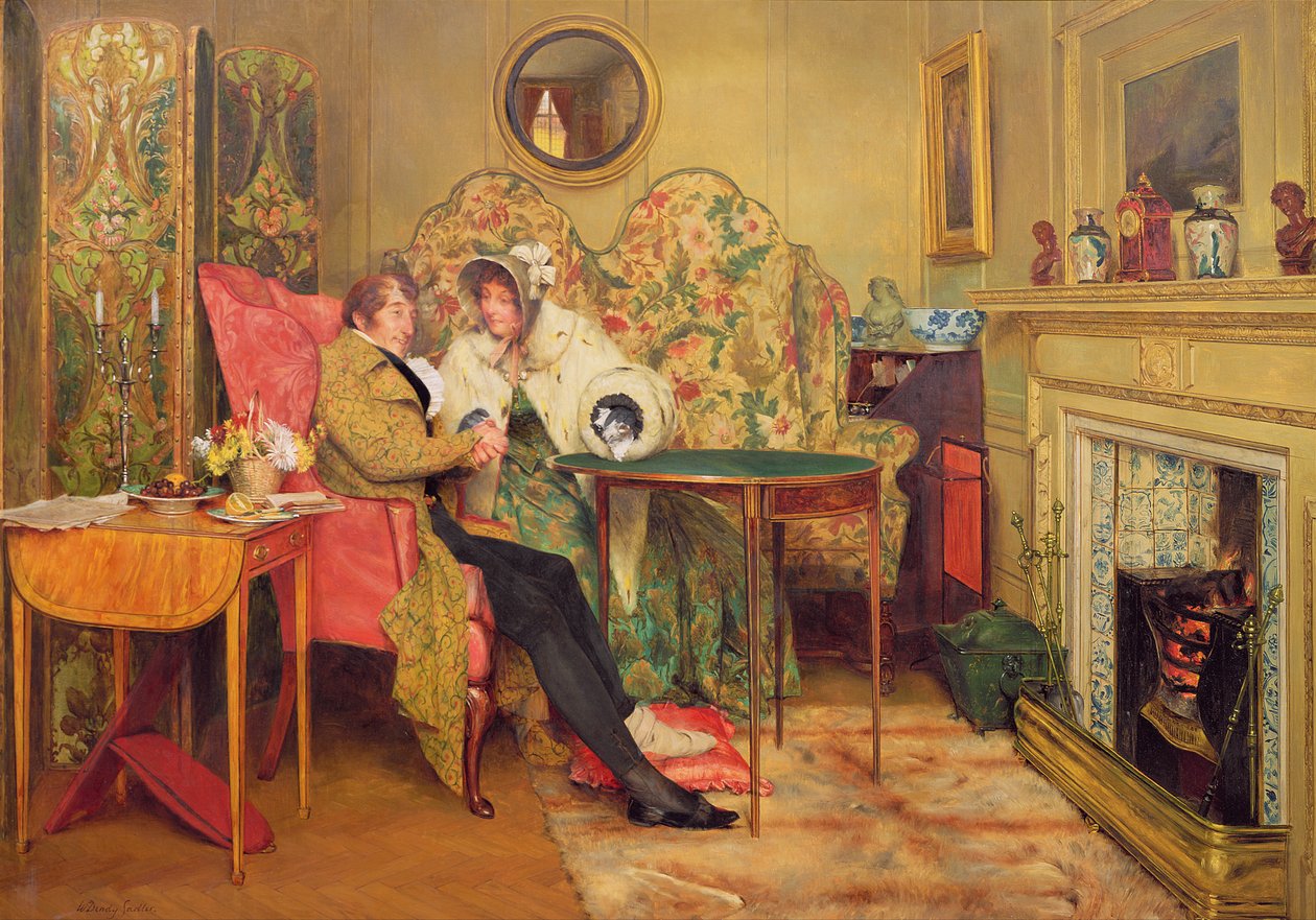 Uważny gość autorstwa Walter Dendy Sadler