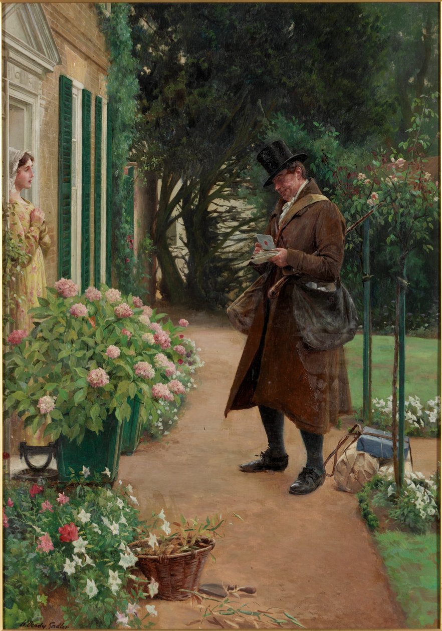Wiejski listonosz autorstwa Walter Dendy Sadler
