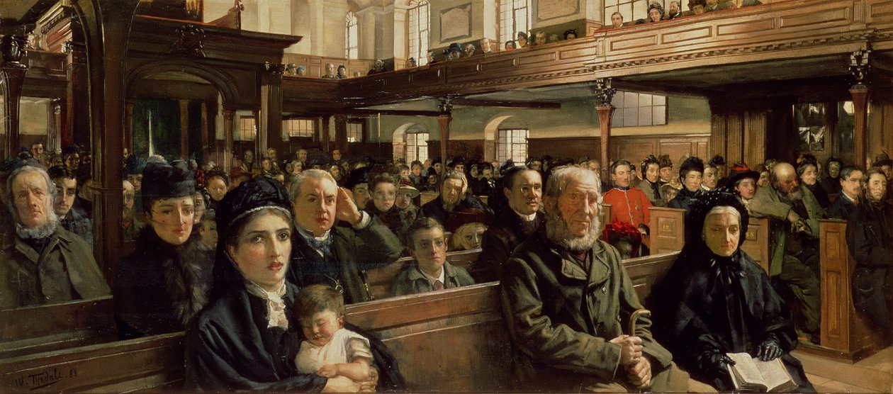 Kazanie, 1888 autorstwa Walter Frederick Roofe Tyndale
