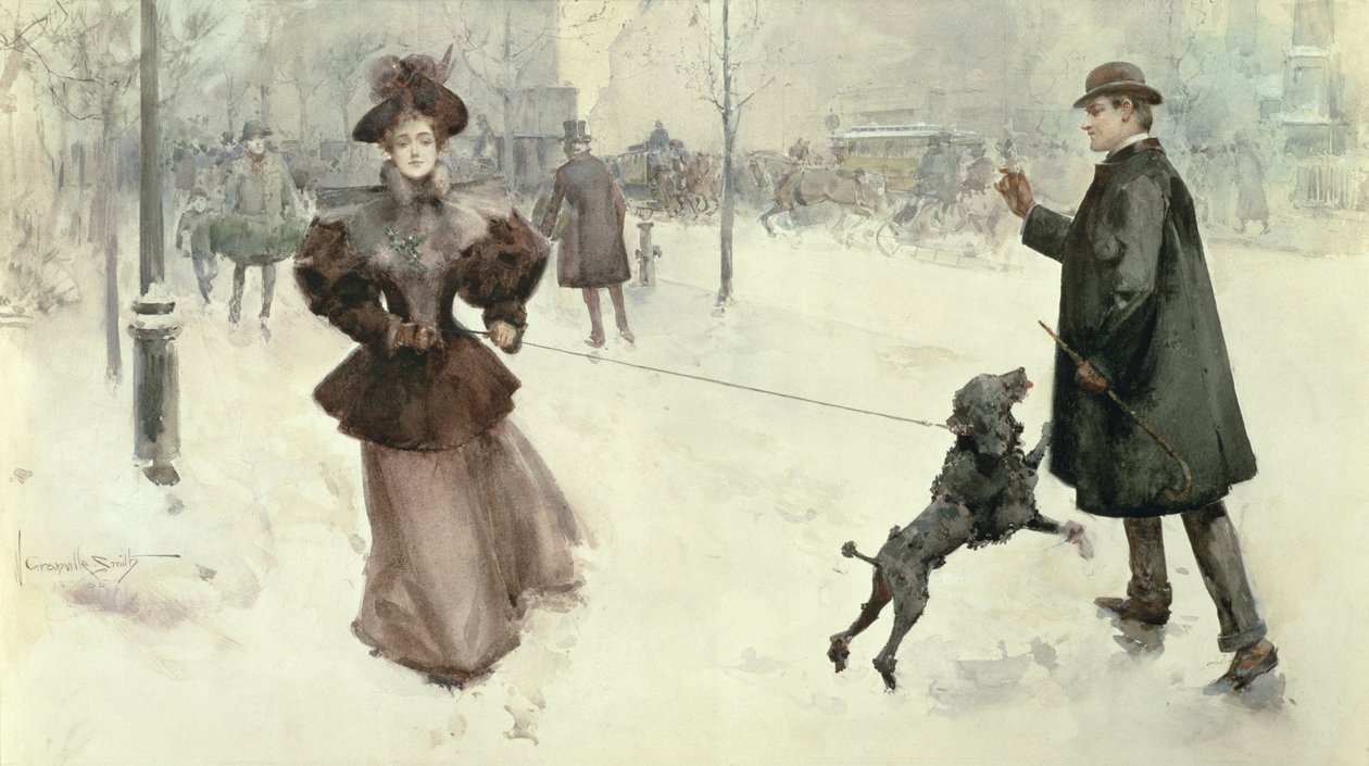 Starzy przyjaciele (wc na papierze) autorstwa Walter Granville Smith