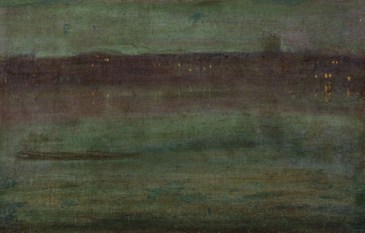 Nocturne, Battersea Reach autorstwa Walter Greaves
