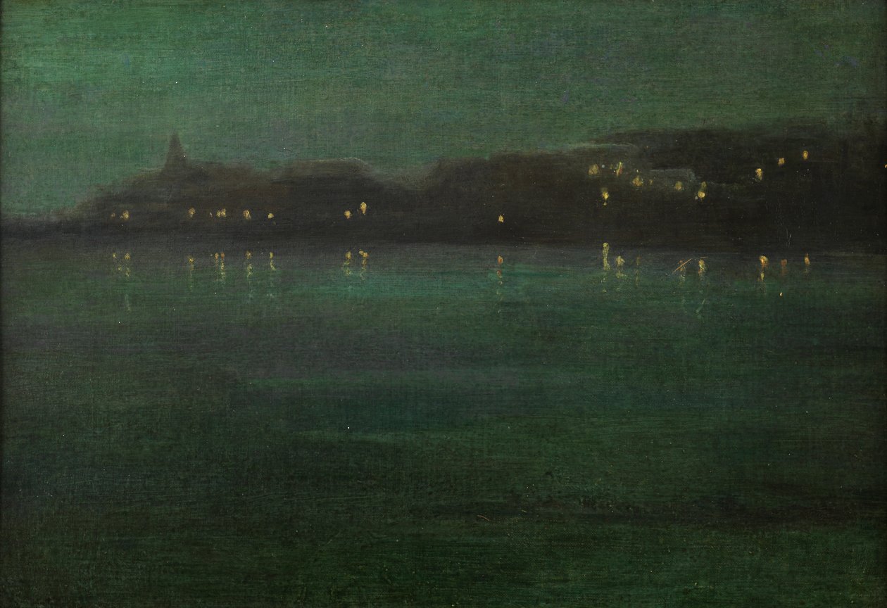 Nocturne: Battersea Reach autorstwa Walter Greaves