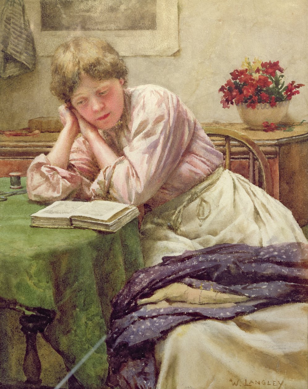 Cicha lektura autorstwa Walter Langley