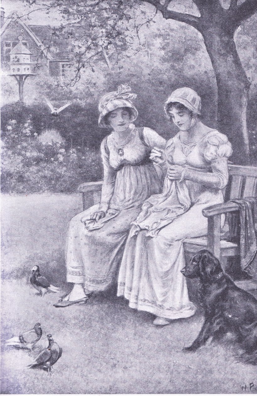 Jane Austen i siostra, którą kochała autorstwa Walter Paget