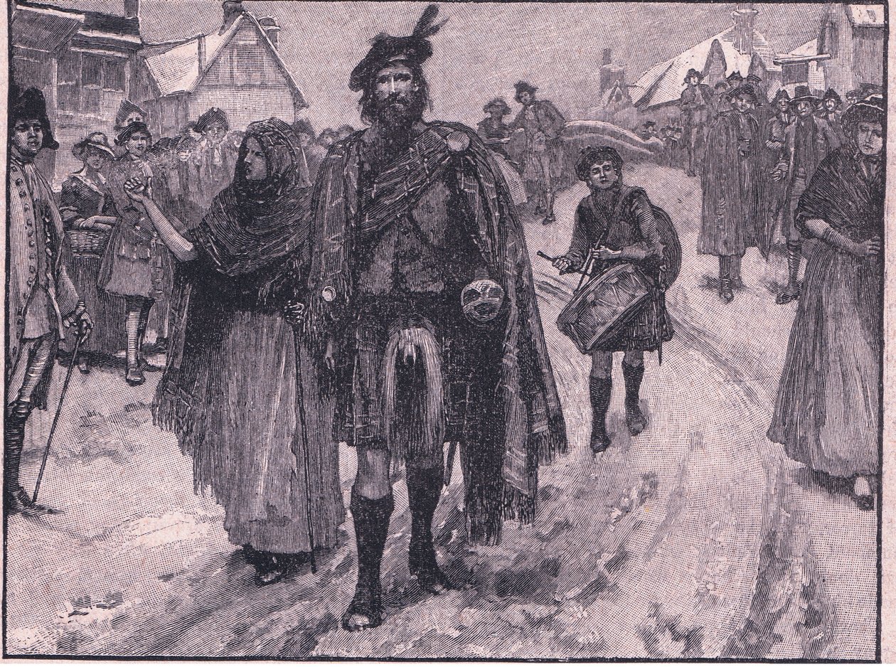 Awangarda księcia Charliego w Manchesterze AD 1745 autorstwa Walter Paget