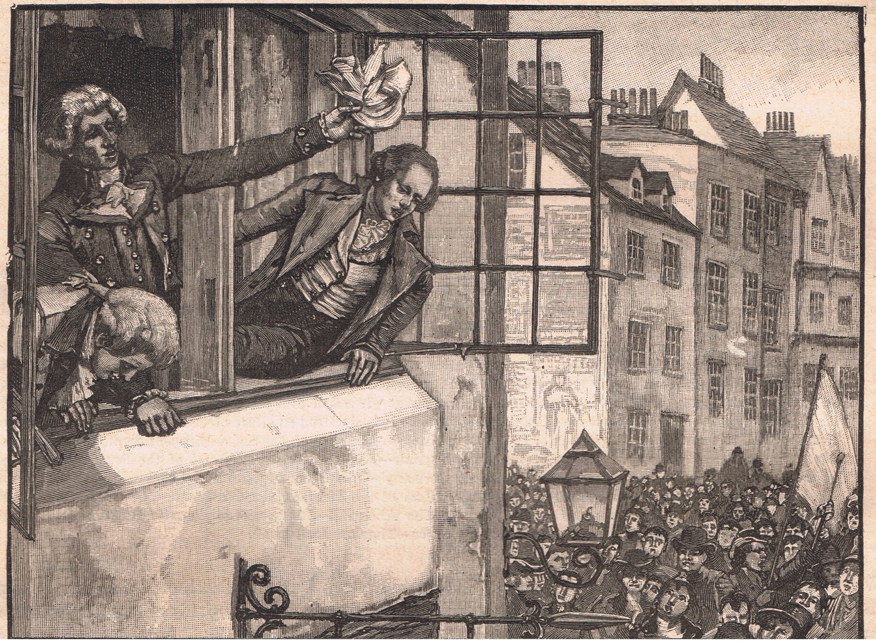 Zamieszki Priestleya w Birmingham AD 1791 autorstwa Walter Paget