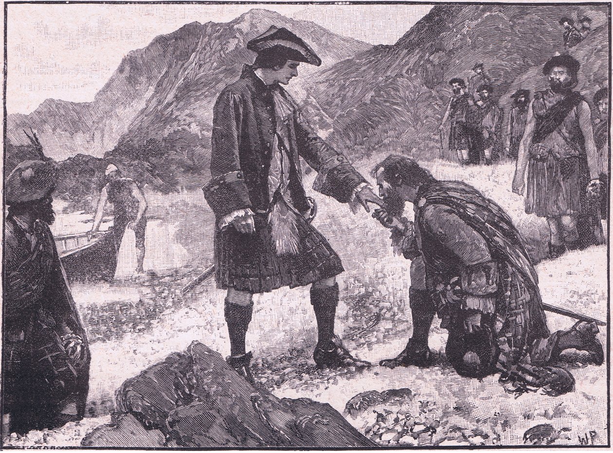 Lądowanie księcia Karola AD 1745 autorstwa Walter Paget