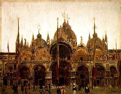 Bazylika San Marco, Wenecja, ok. 1895-96 autorstwa Walter Richard Sickert