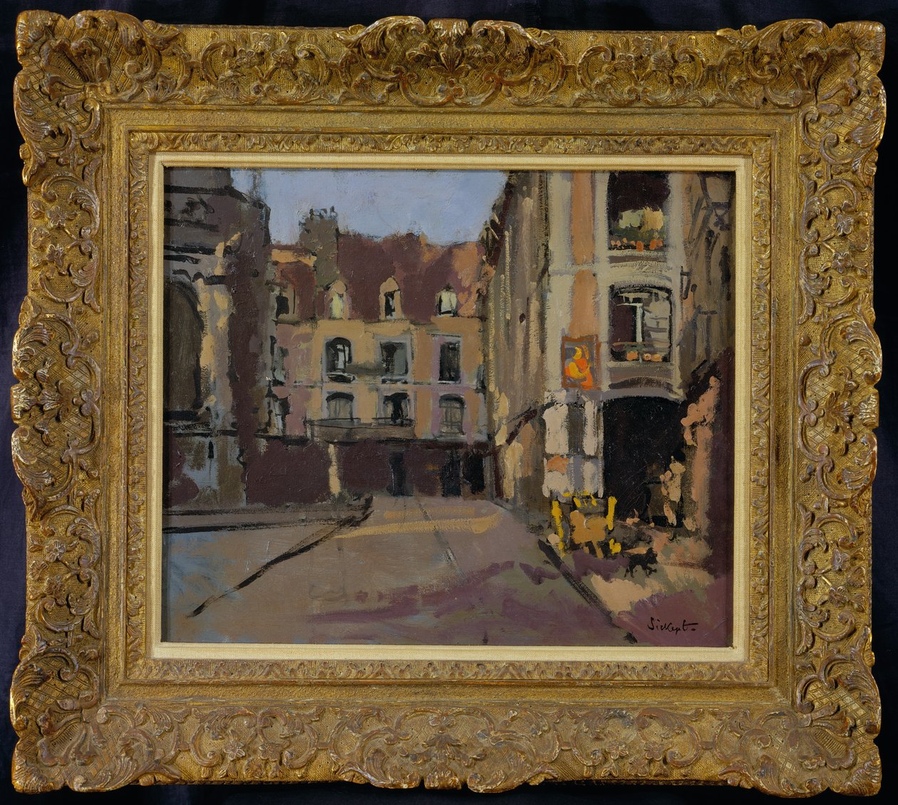Róg Rue Sainte Catherine, Dieppe, ok. 1899 autorstwa Walter Richard Sickert
